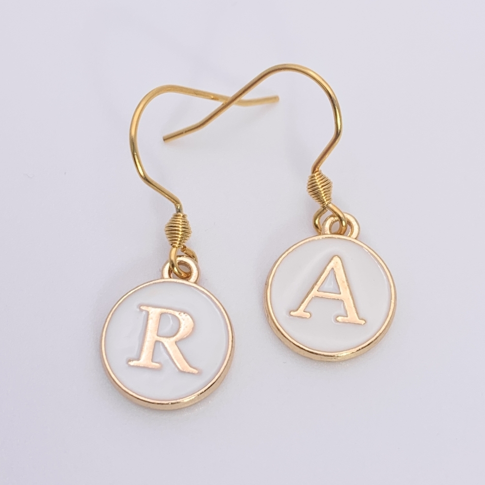 Personalized! Dainty Letters Dangle Hook Earrings